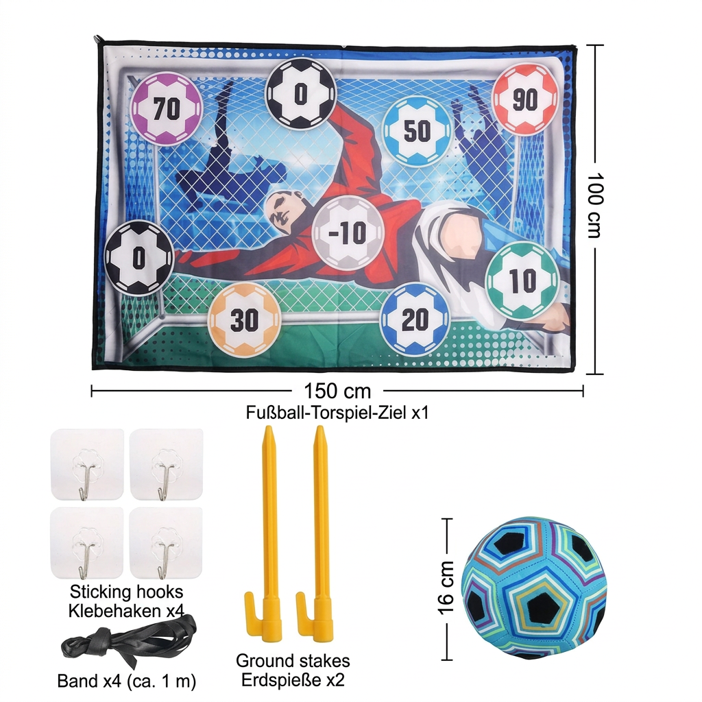 Sichere Fußball Ziel Schusswand für Zuhause