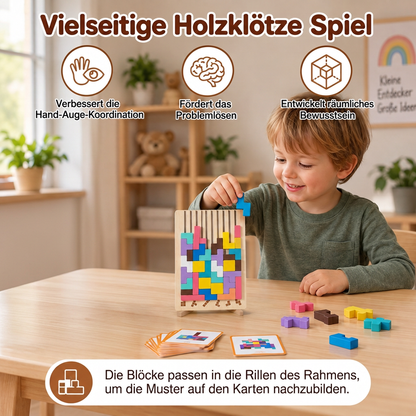 Montessori Holz Baustein und Formen Spiel