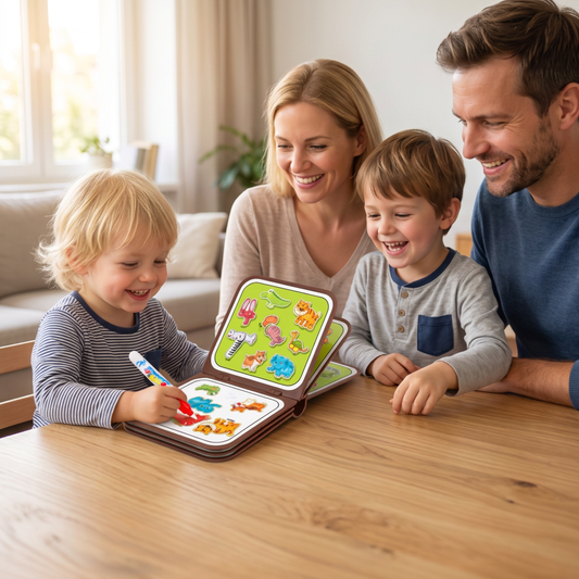 2in1 Magisches Montessori Geschichten Buch zum Wasser Malen und Spielen