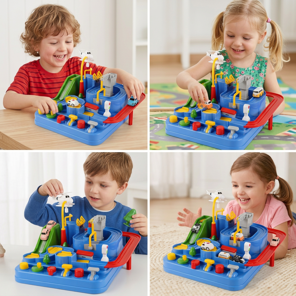 Pädagogisches Fahrzeug Geschicklichkeitsspiel für Kinder