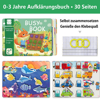 Sensorisches Montessori Beschäftigungsbuch