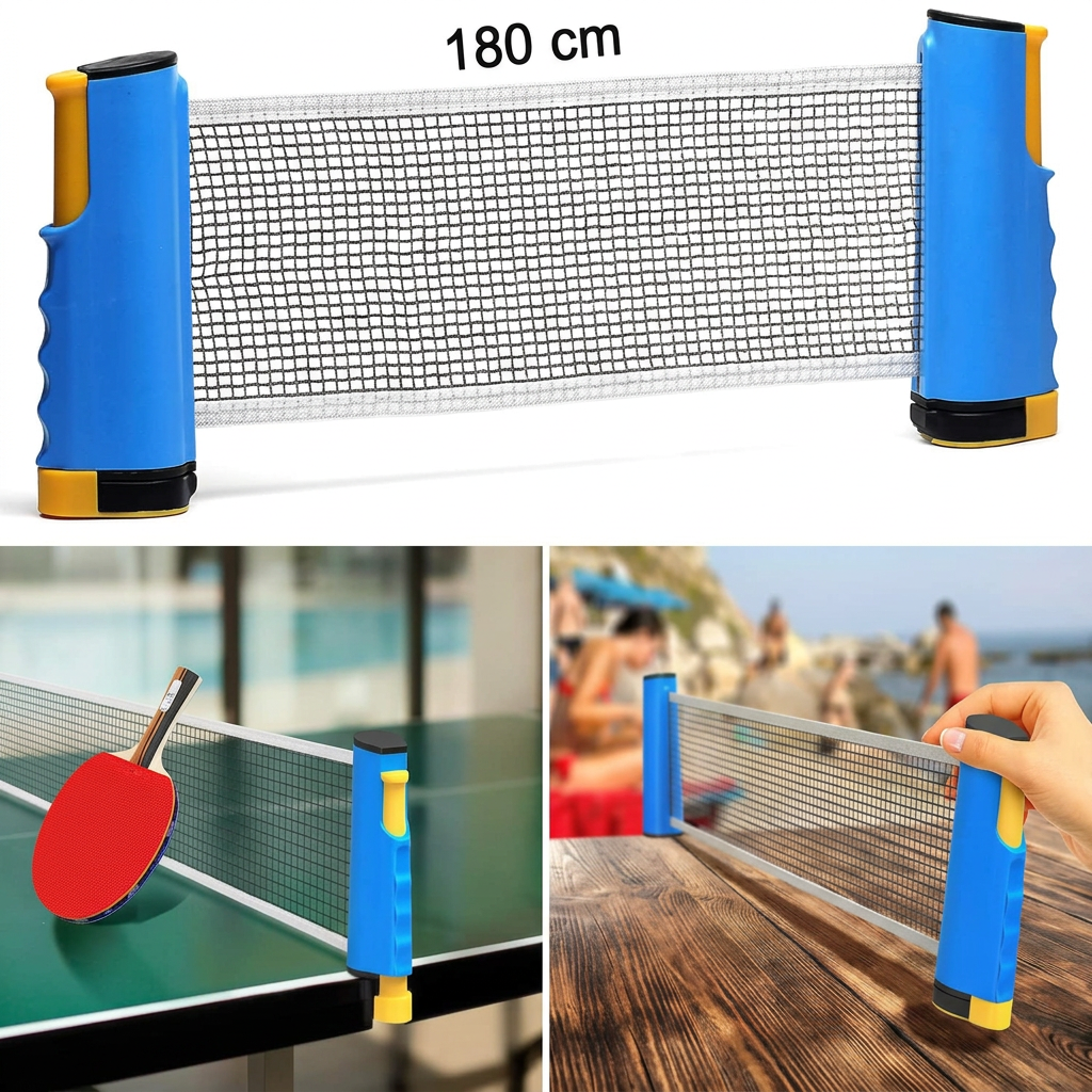 Verstellbares Tischtennisnetz – passend für jeden Tisch!