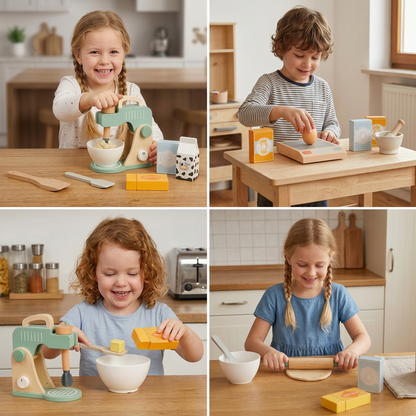 Holz Kochspielzeug Set for Kinder