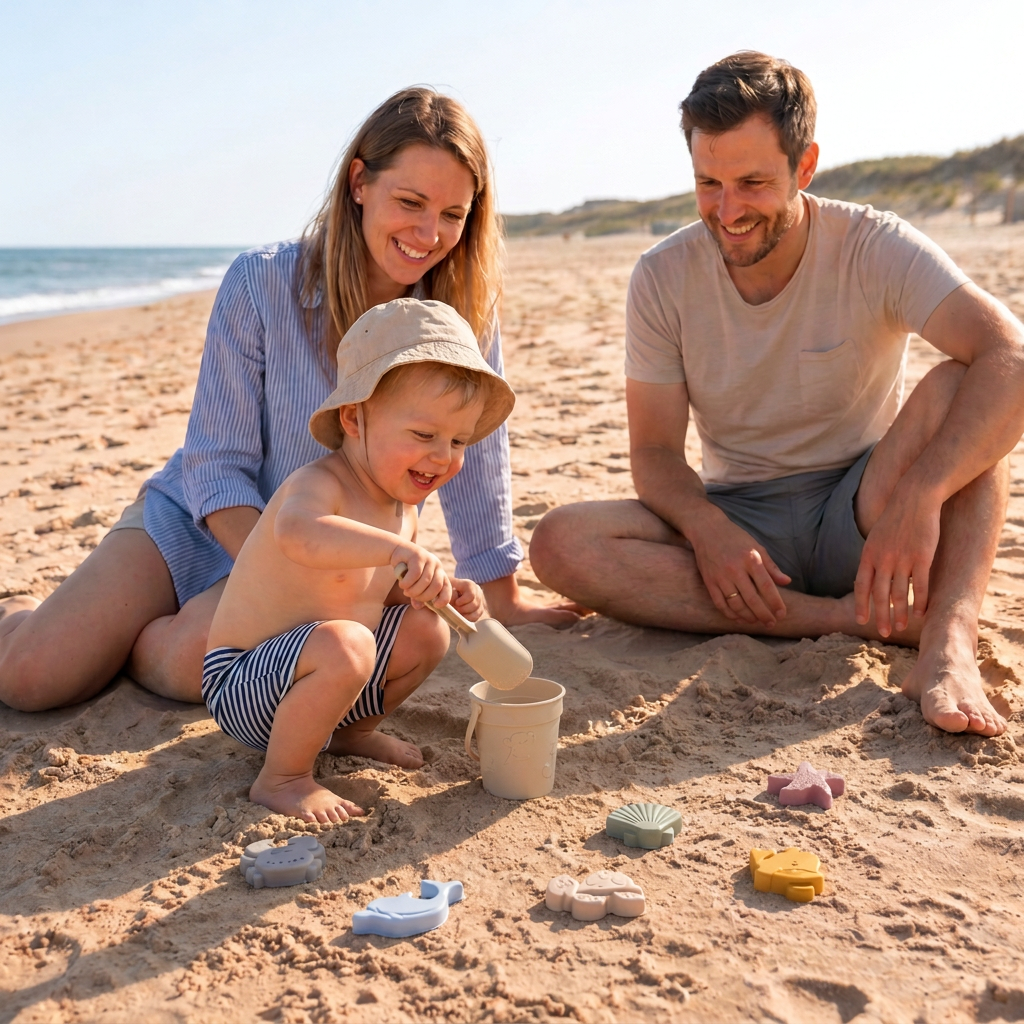 Umweltfreundliches Silikon Strandspielzeug Set