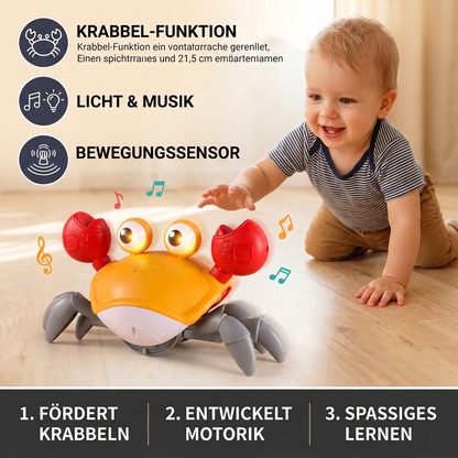 Krabben Racer – Fördert das Krabbeln Ihres Kindes – Interaktives Spielzeug