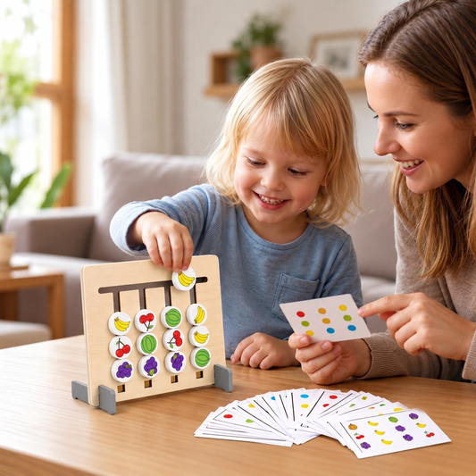 Holz Montessori Sortierpuzzle – Fördert logisches Denken bei Kindern