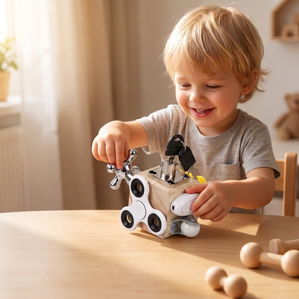WoodenJoy | Aktivitätswürfel zur Förderung der Motorik