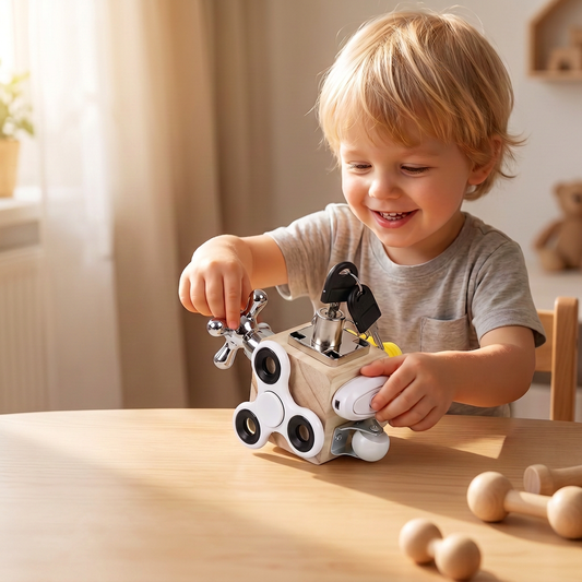 WoodenJoy | Aktivitätswürfel zur Förderung der Motorik