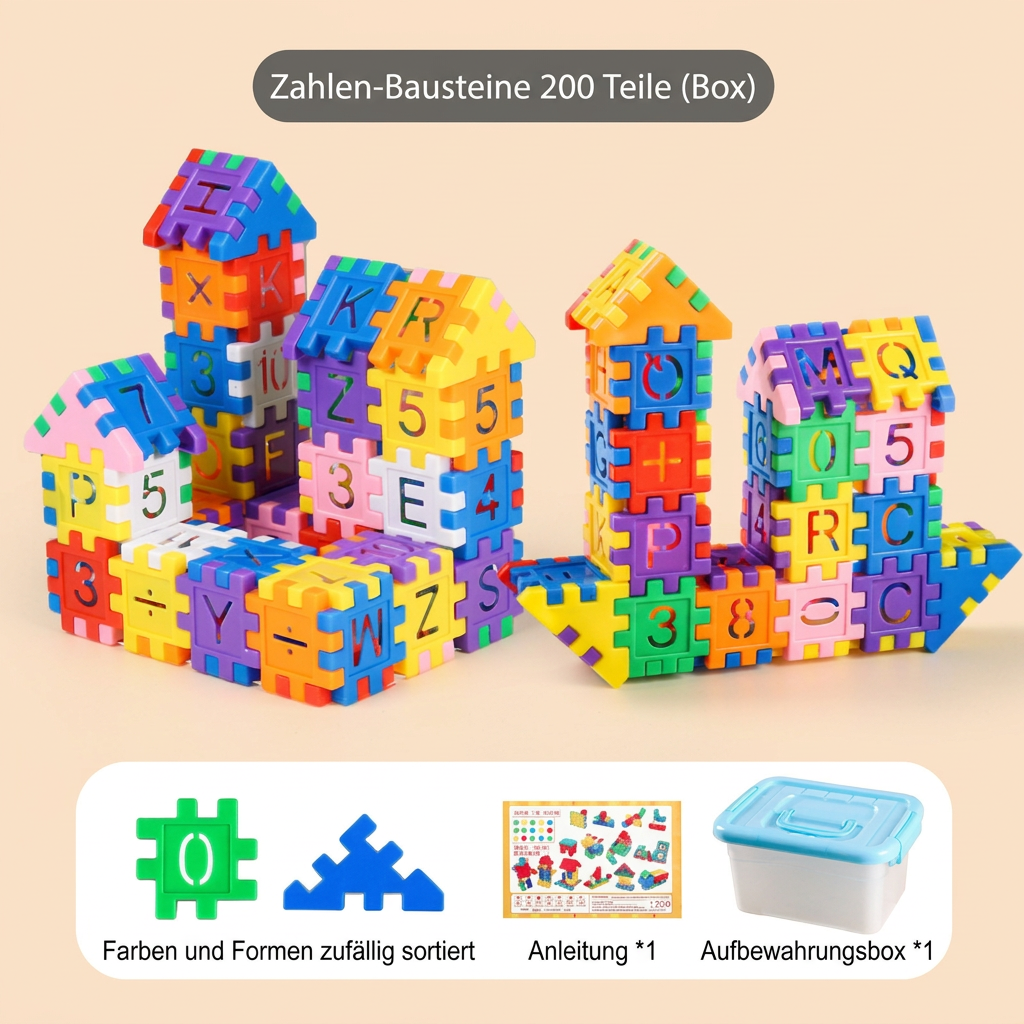 Montessori Mathe-Bausteine