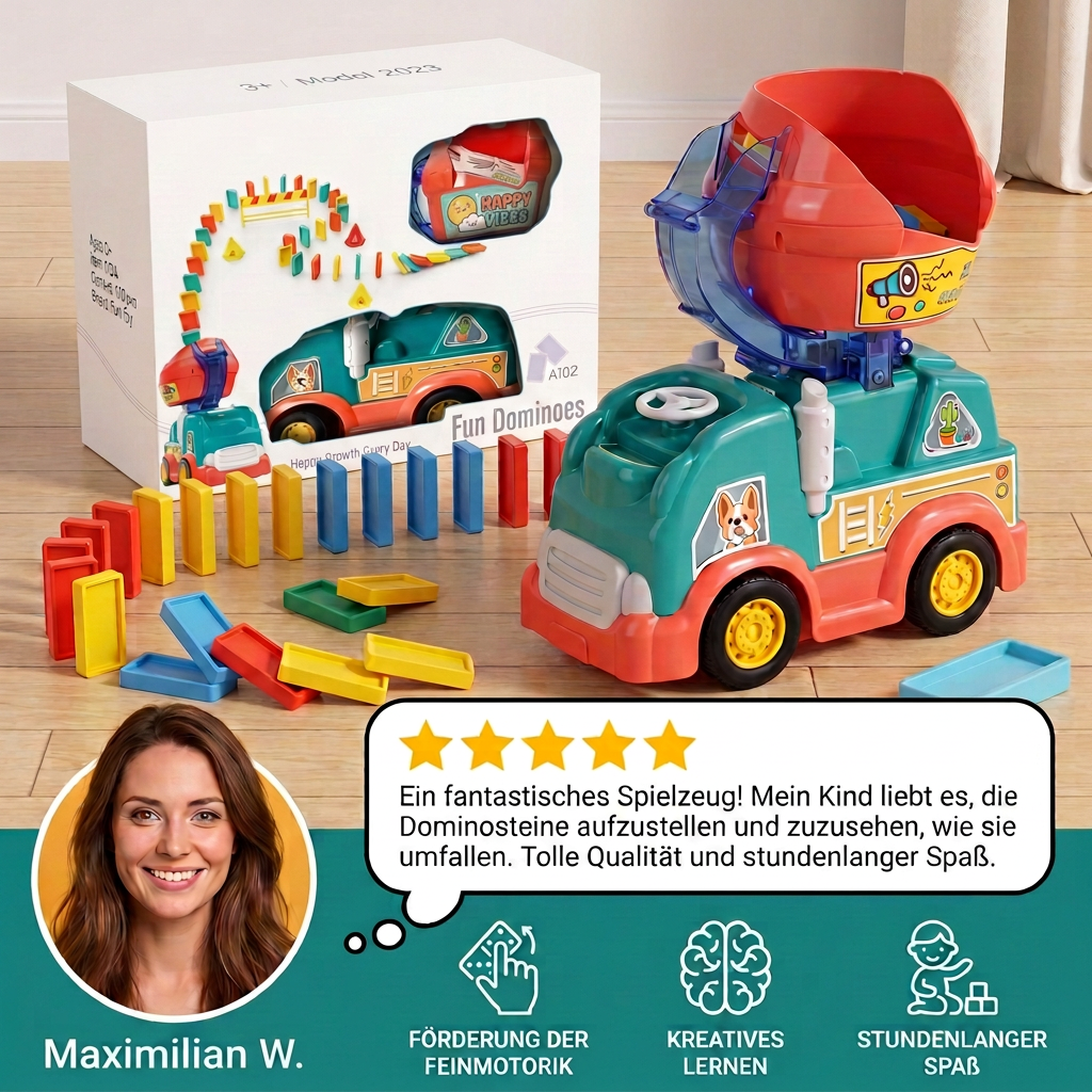 Montessori Domino-LKW