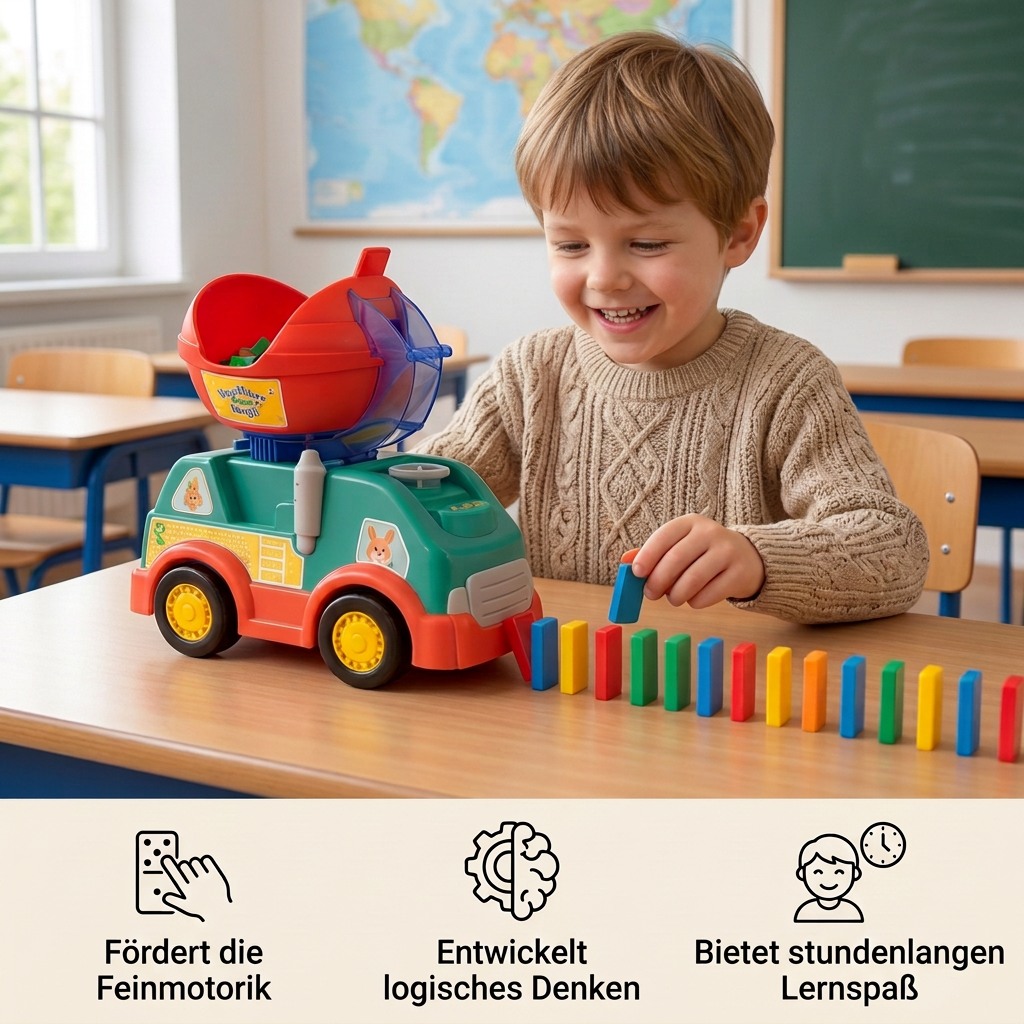 Montessori Domino-LKW