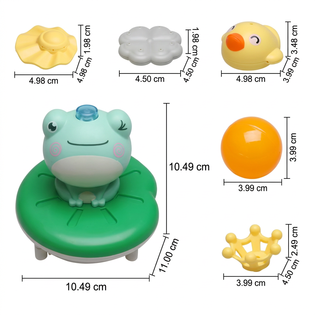 Spritzender Frosch – Badespielzeug