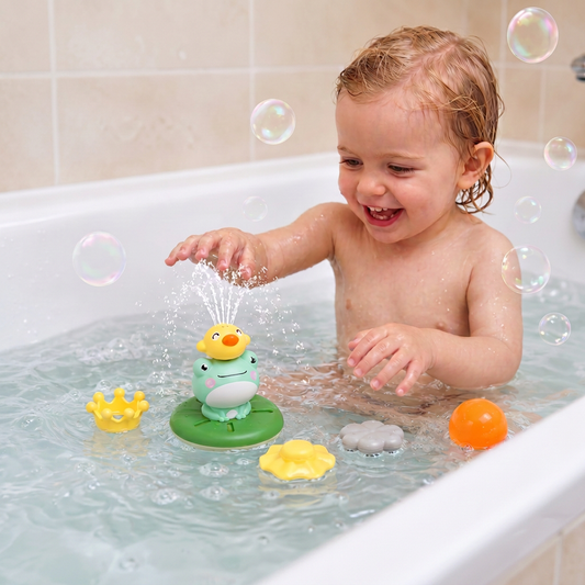 Spritzender Frosch – Badespielzeug