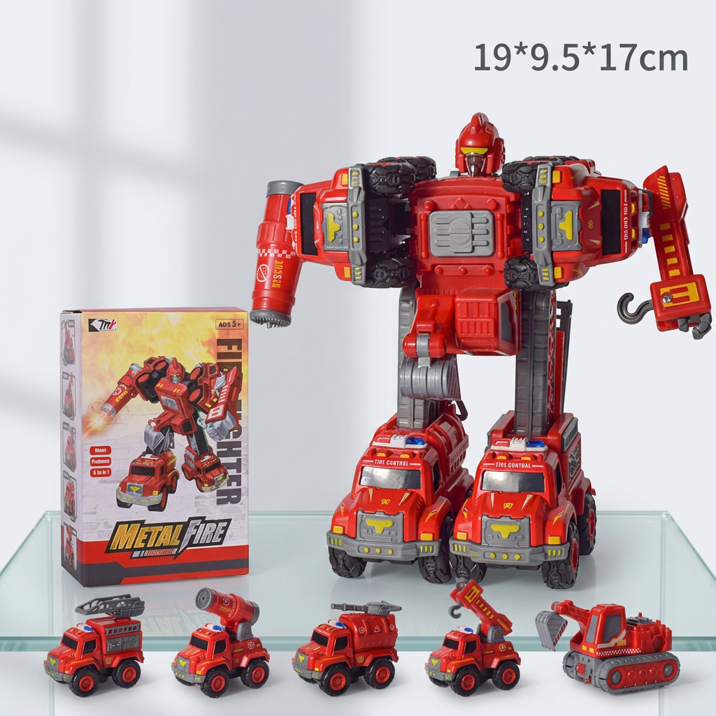 5-in-1 Transformer-Auto-Spielset