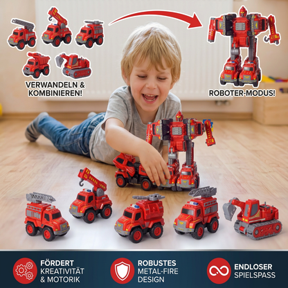 5-in-1 Transformer-Auto-Spielset