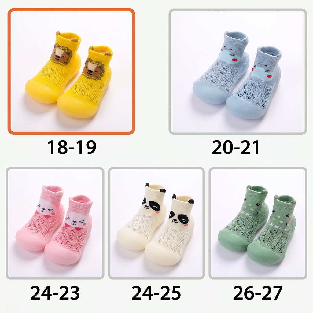 Barfußsocken mit Tiermotiven für Babys