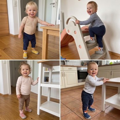 Rutschfeste Sockenschuhe im Tierdesign