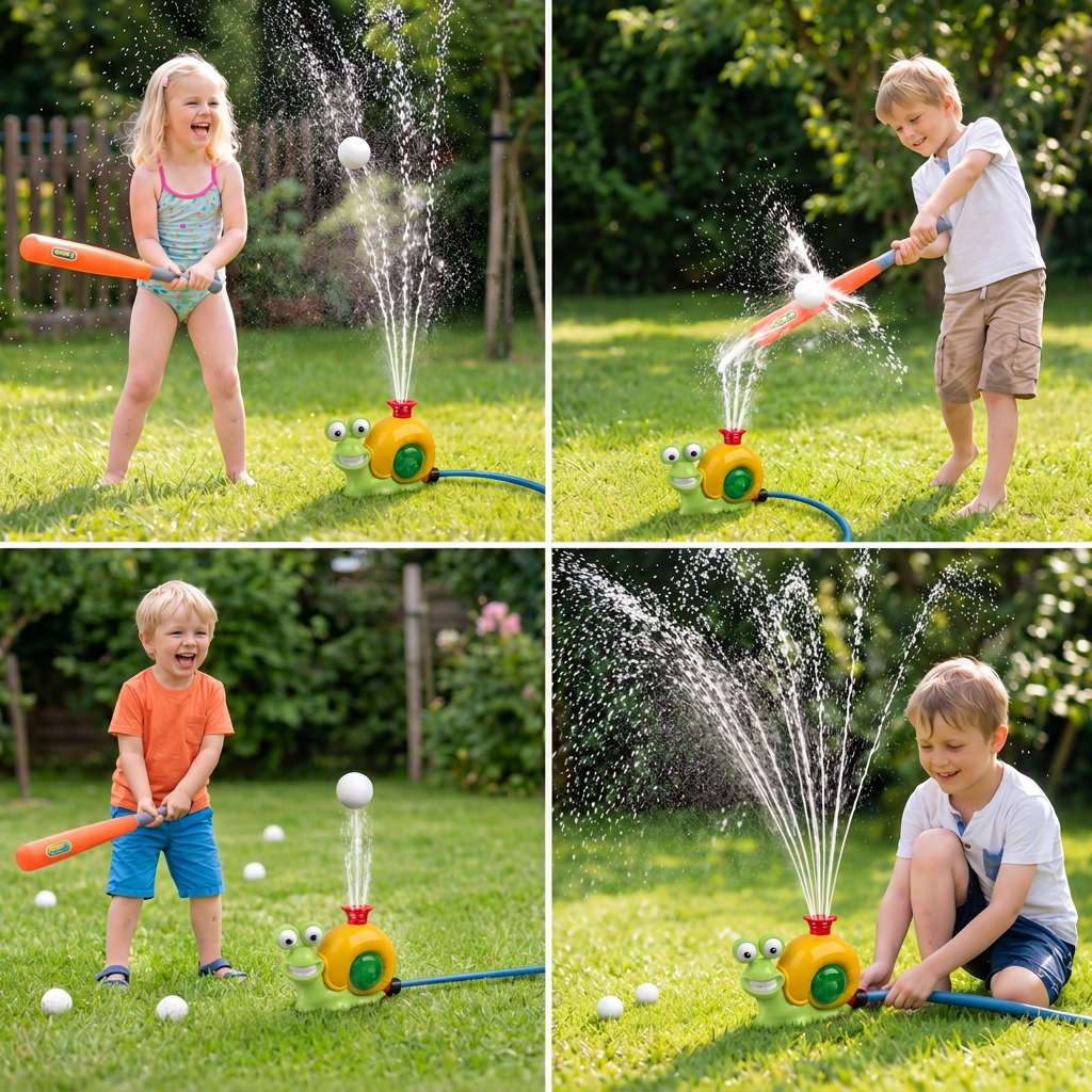 Wassersprinkler-Baseballspielzeug