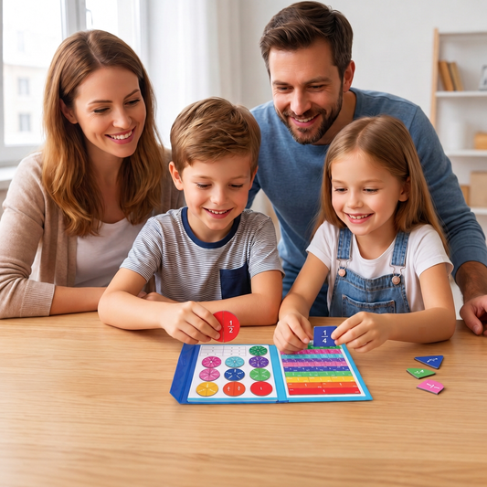 Montessori Bruchrechen-Magnetspiel für Kinder