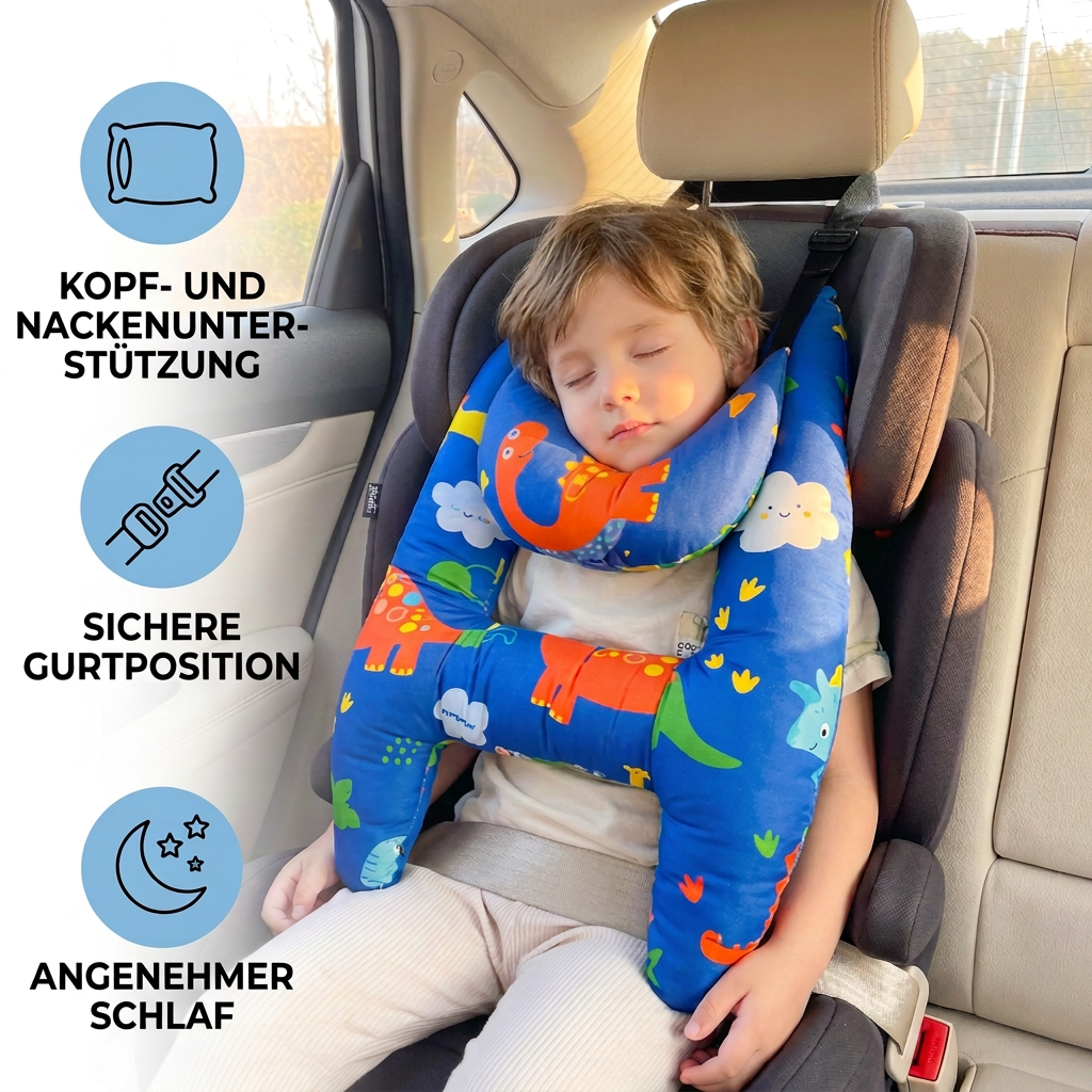 Kuscheliges Autokissen für Kinder