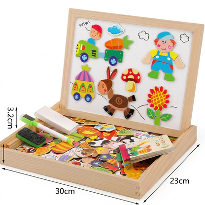 2-in-1 Montessori-Maltafel