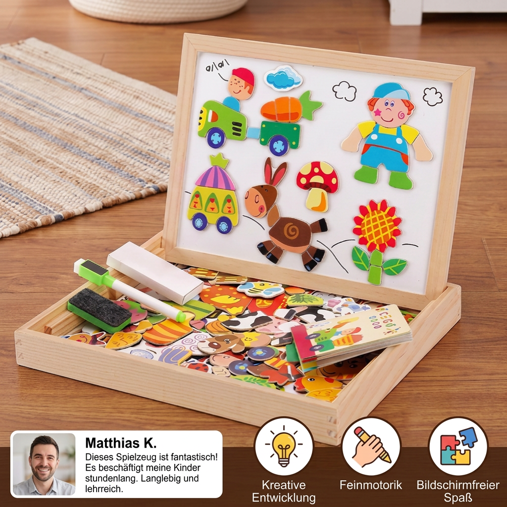 2-in-1 Montessori-Maltafel