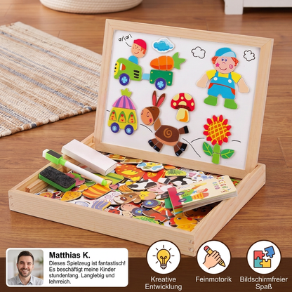 2-in-1 Montessori-Maltafel