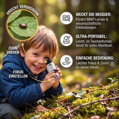 Mini-Mikroskop für Kinder