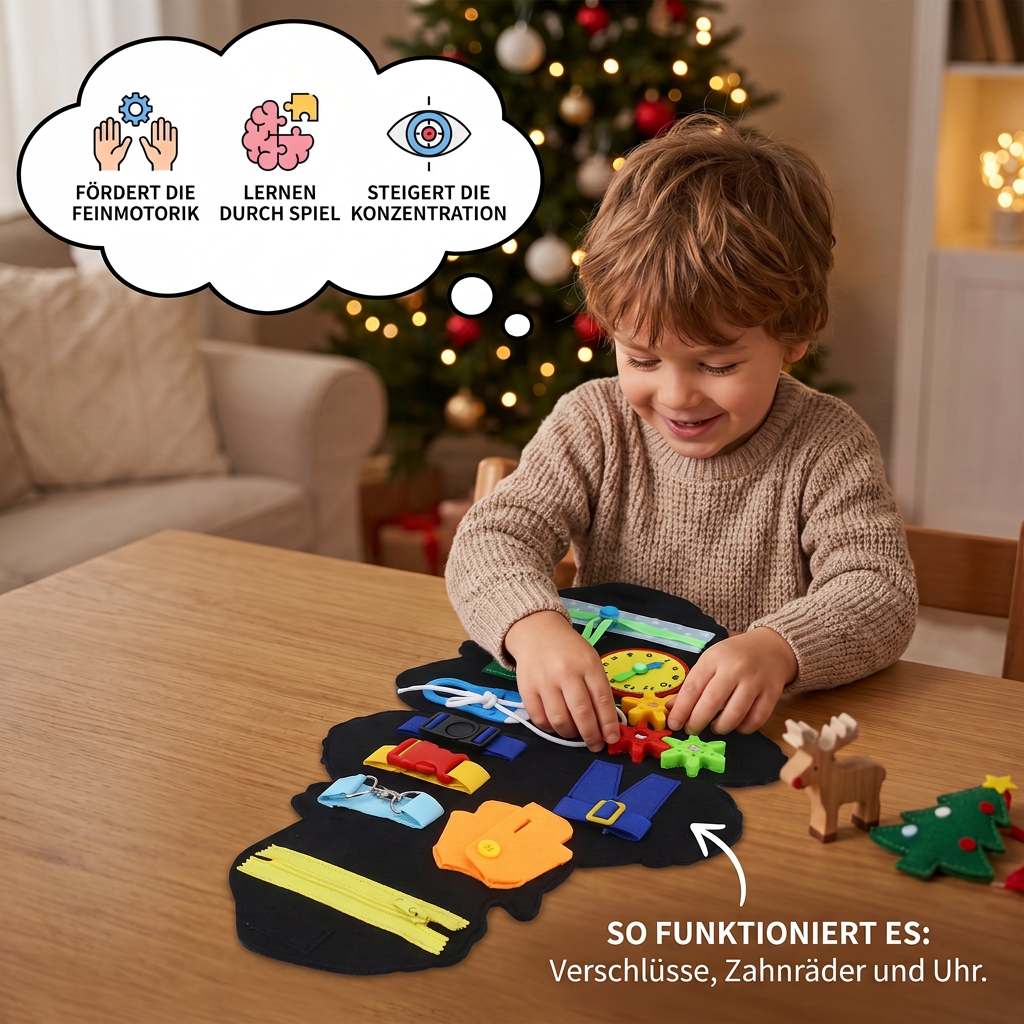 ChristmasBoard – Montessori-Sinnesspielzeug