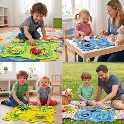 PuzzleTrack – Individuell gestaltbare Autorennbahn