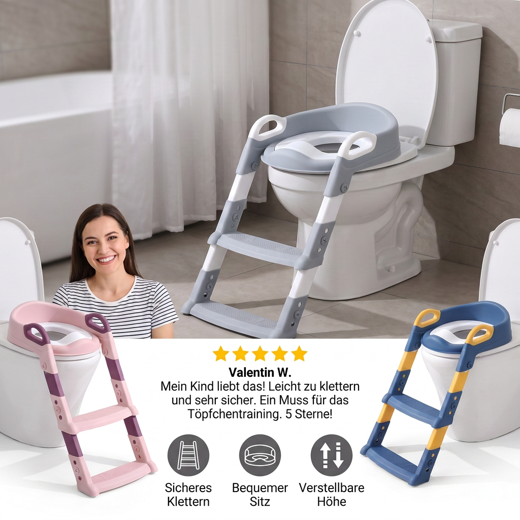 PottyTrainer – Toilettentrainer mit Stufe