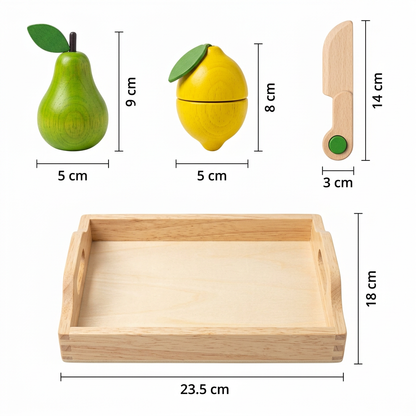 Montessori Holzspielküchen Set