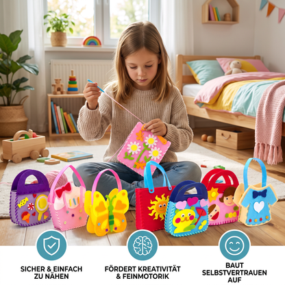 Sichere Filz Taschen Set Zum Selber Nähen