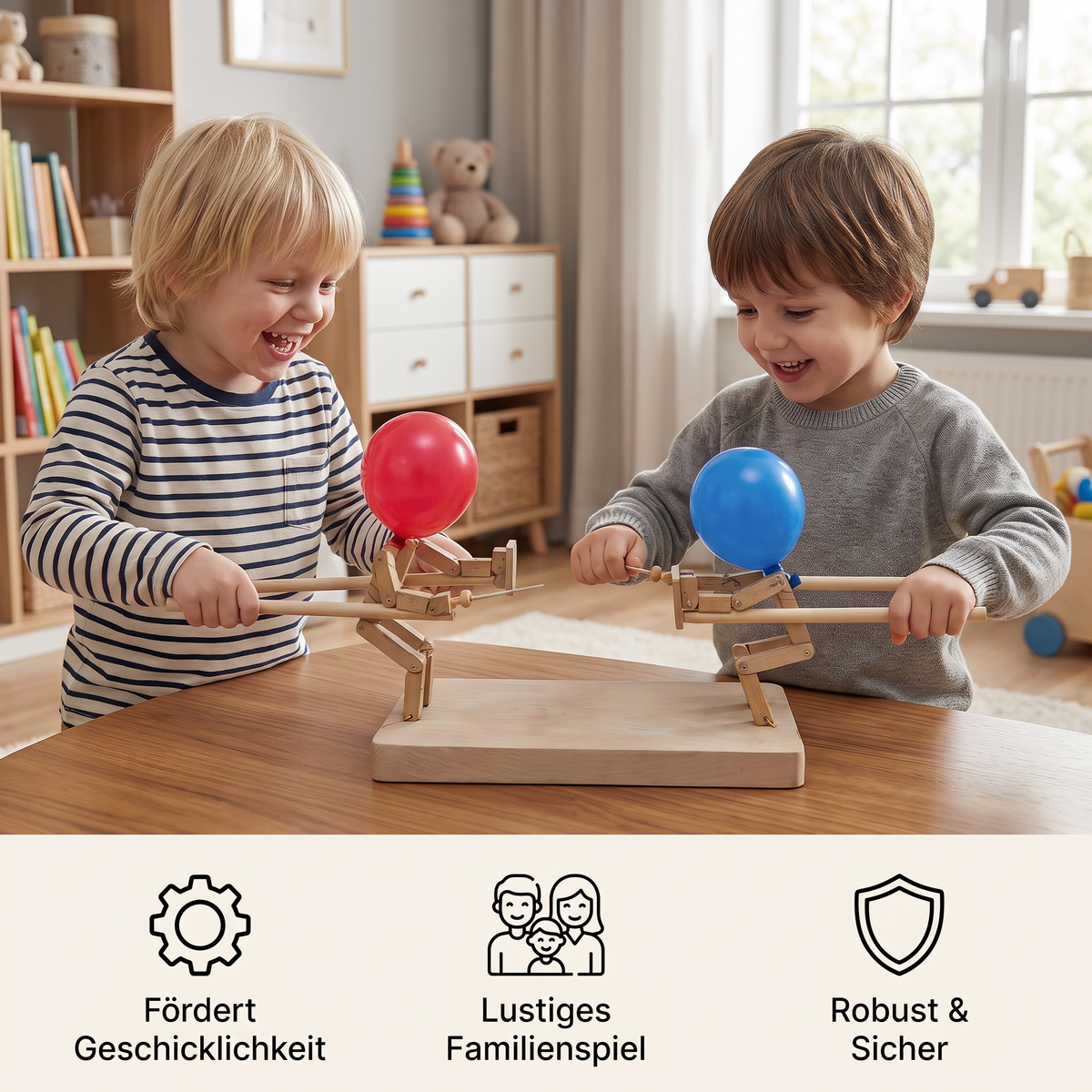 Ballon-Fechtspiel für die ganze Familie