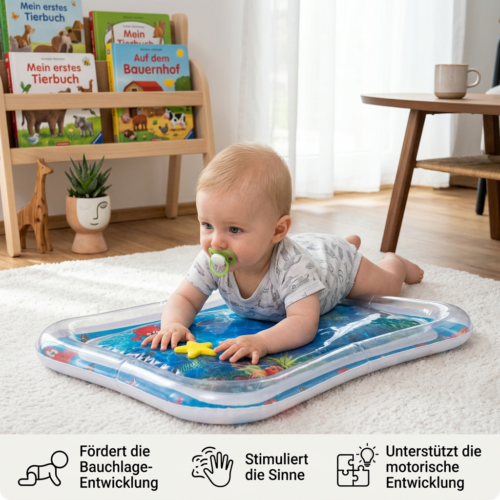 Sensorische Wasserspielmatte für Kinder