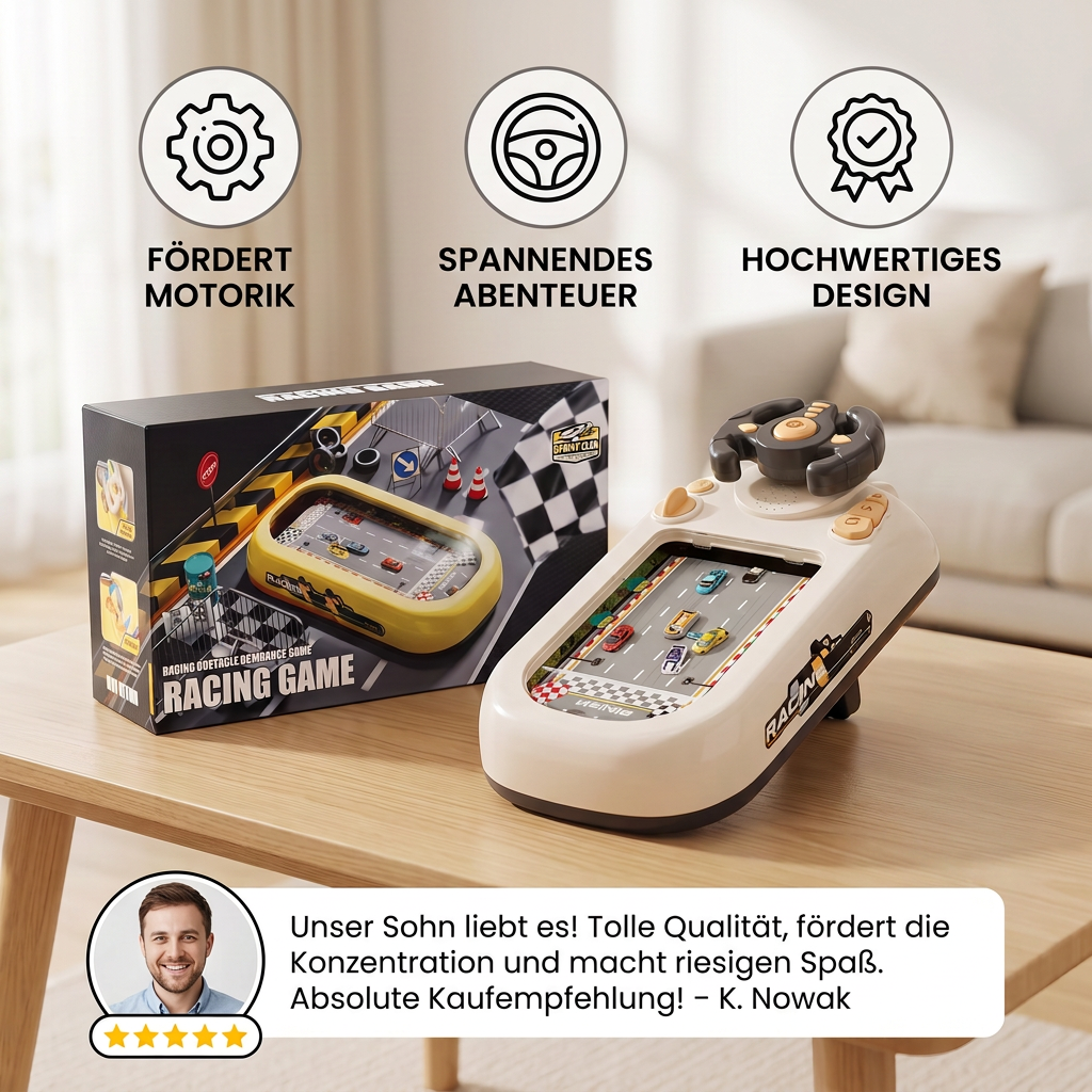 Abenteuer Rennspiel Box für Kinder