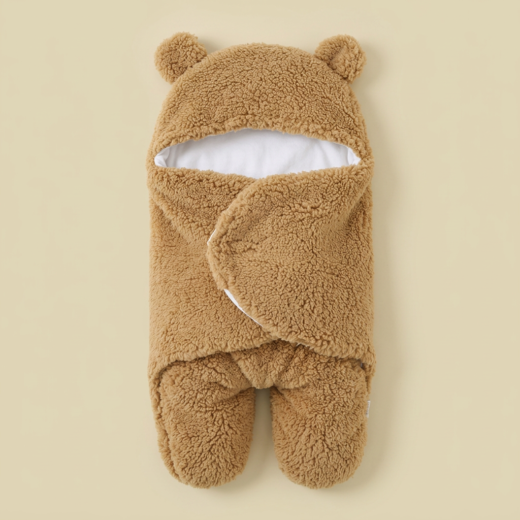 Baby Decke und Schlafanzug im Bärendesign