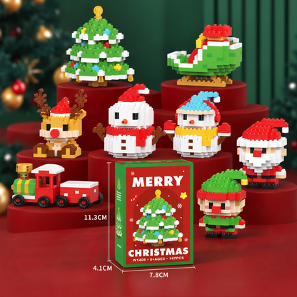 Kreative Baustein Weihnachtsfiguren - Spaß für die ganze Familie