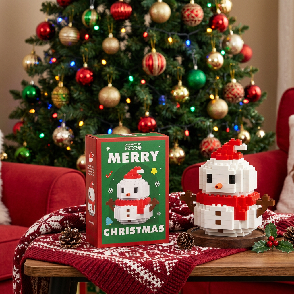 Kreative Baustein Weihnachtsfiguren - Spaß für die ganze Familie