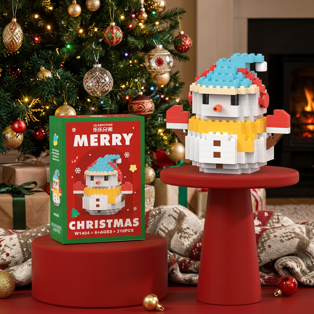 Kreative Baustein Weihnachtsfiguren - Spaß für die ganze Familie