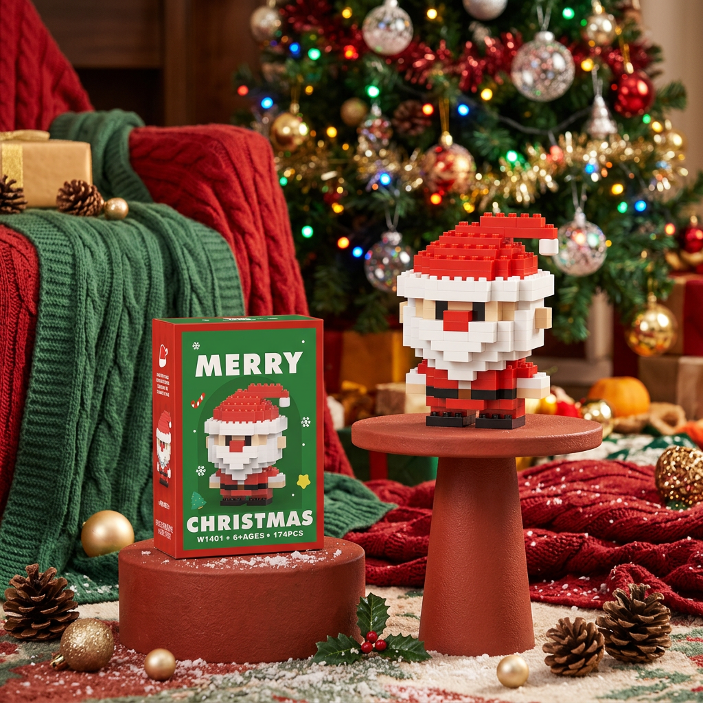 Kreative Baustein Weihnachtsfiguren - Spaß für die ganze Familie