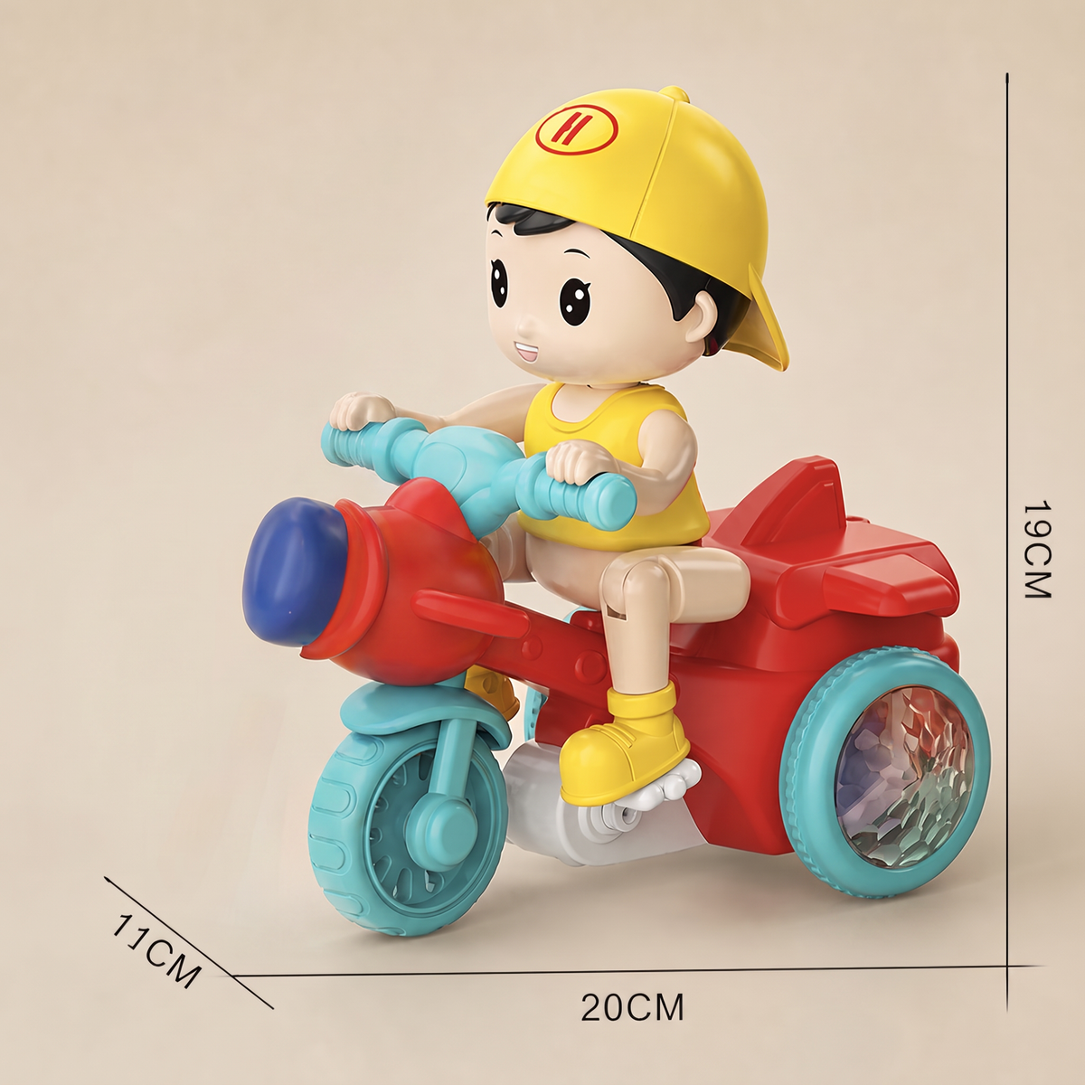 Leuchtendes Musik Kinder Stunt Roller Spielzeug