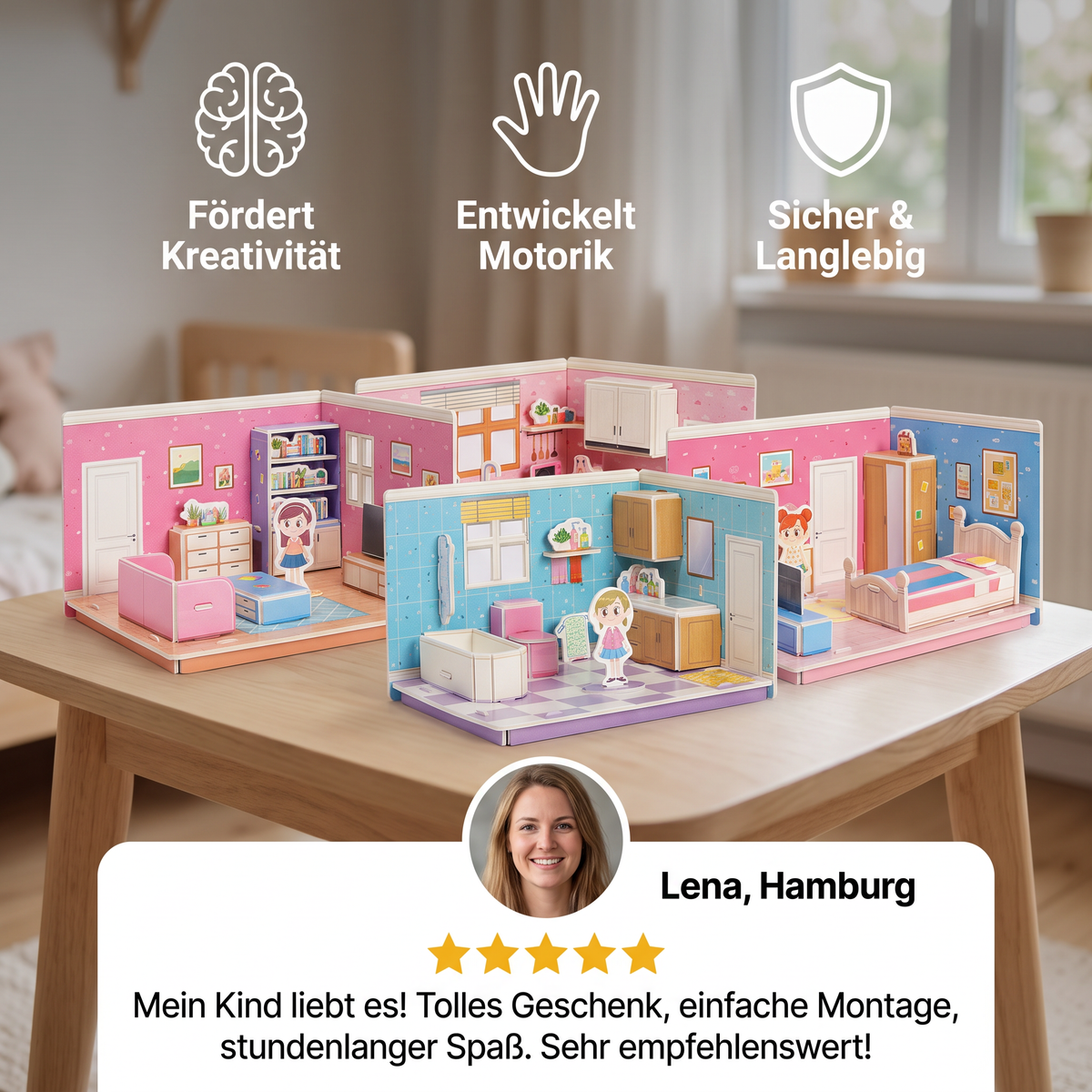 3D-Raum-Puzzle – Gestalten, bauen und entdecken!