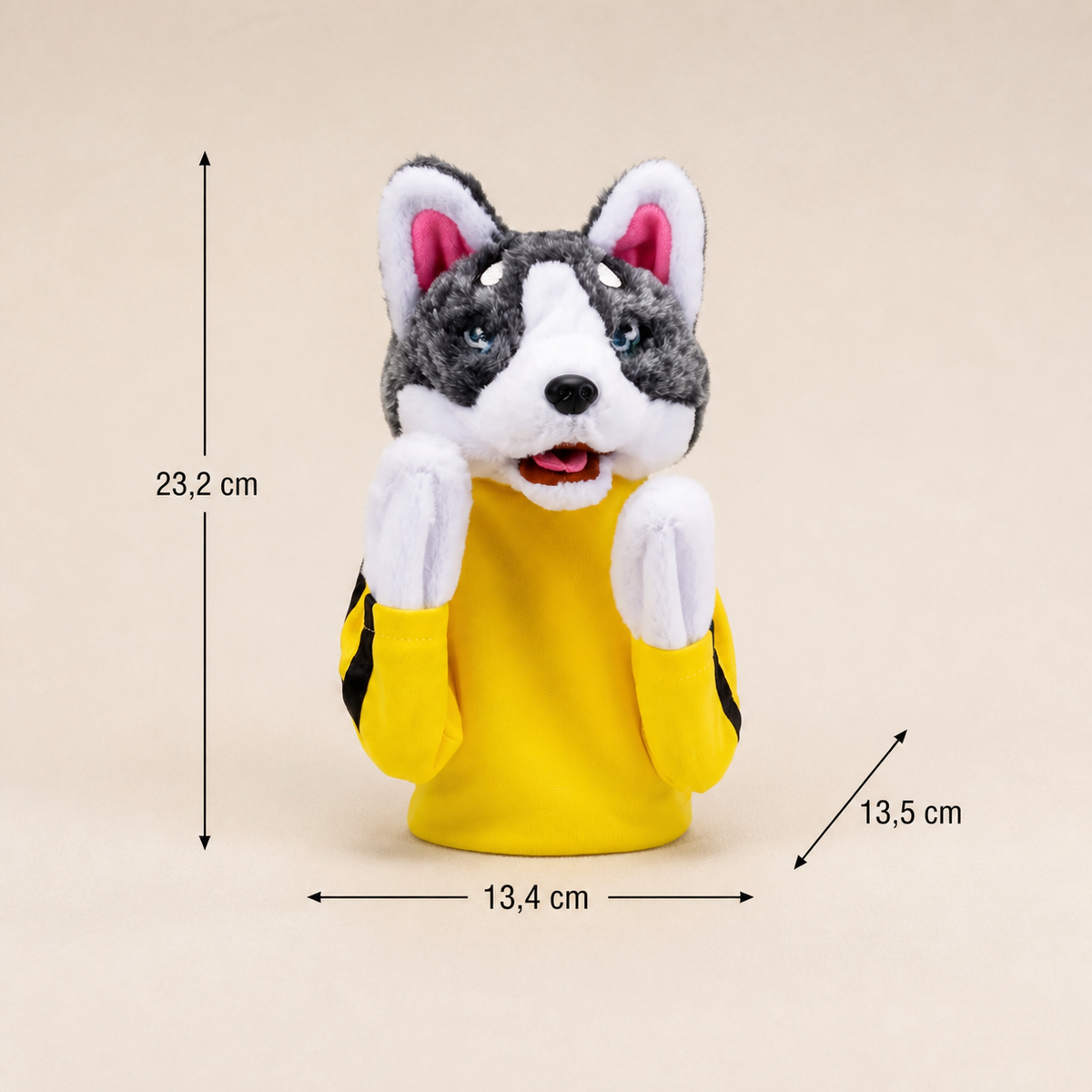 Boxender Husky – lustiges Kinderspielzeug