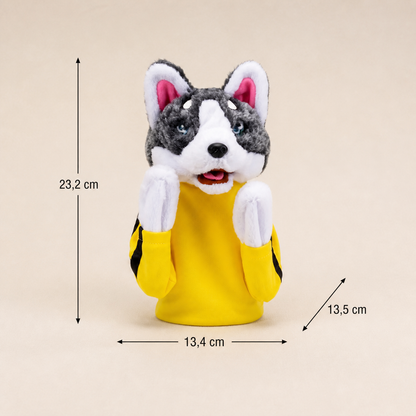 Boxender Husky – lustiges Kinderspielzeug