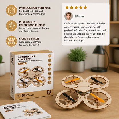 DIY-Holz-RC-Quadcopter-Bausatz – Baue dein eigenes Flugabenteuer