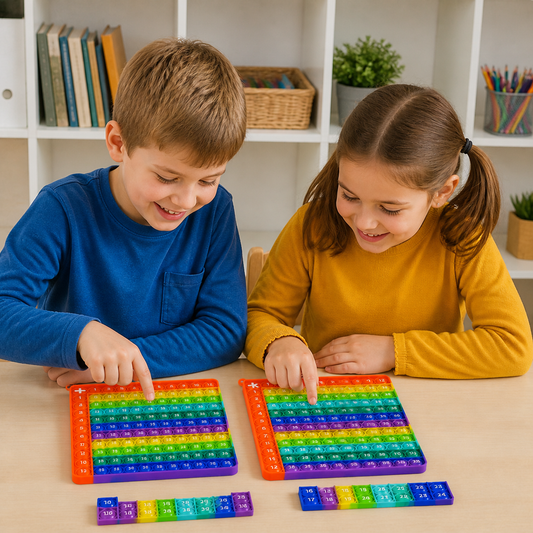 Rainbow Pop Math – Lernspielzeug zum Multiplizieren mit Fidget-Effekt