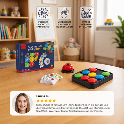Lernspiel „Familienglockenspiel“ zum Zuordnen von Farbmustern