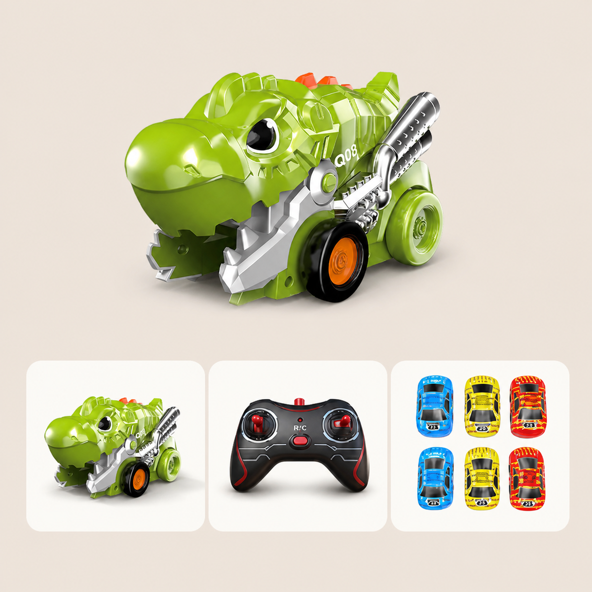 Ferngesteuerter Dino-Auto-Schlucker Truck