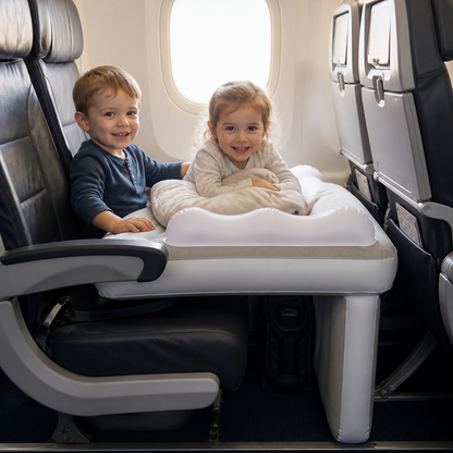Aufblasbares Kleinkind-Reisebett mit Sitzverlängerung für Flugzeug und Auto